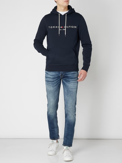 Peek & Cloppenburg Tommy HilfigerHoodie mit Logo-Stickerei in marine