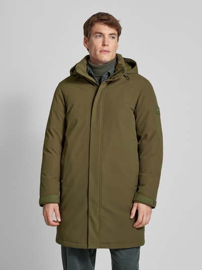 Peek & Cloppenburg Tommy HilfigerJacke Mit Label-Patch In Oliv