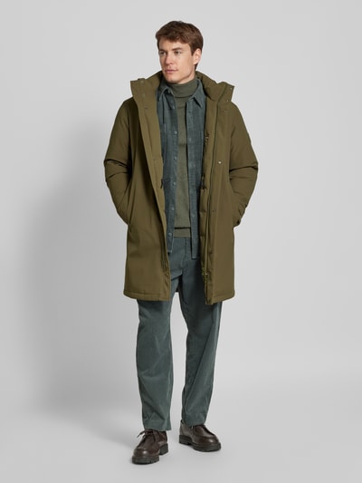 Peek & Cloppenburg Tommy HilfigerJacke mit Label-Patch in oliv