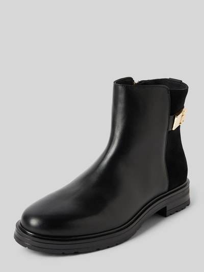 Peek & Cloppenburg Tommy HilfigerLederboots mit Label-Applikation in black