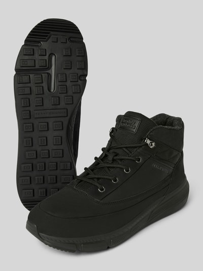 Peek & Cloppenburg Tommy HilfigerLederboots Mit Label-Badge In Black