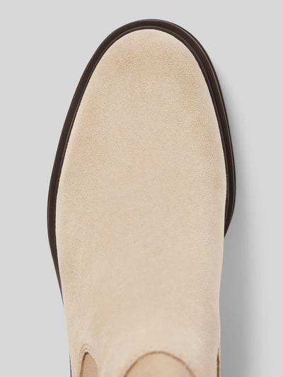 Peek & Cloppenburg Tommy HilfigerLederboots Mit Logo-Applikation In Beige