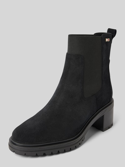 Peek & Cloppenburg Tommy HilfigerLederboots mit Logo-Applikation in black