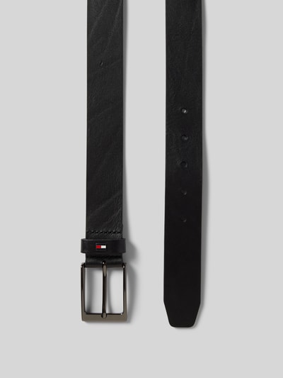 Peek & Cloppenburg Tommy HilfigerLedergürtel Mit Logo-Applikation Modell 'LAYTON' In Black