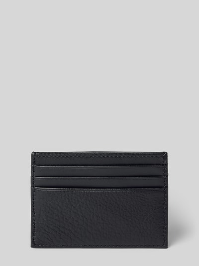 Peek & Cloppenburg Tommy HilfigerLederkartenetui Mit Label-Schriftzug In Black