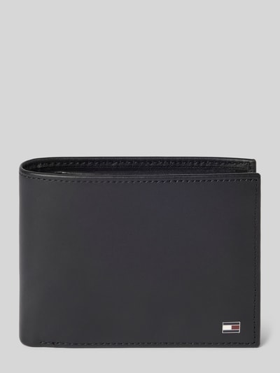 Peek & Cloppenburg Tommy HilfigerLederportemonnaie Mit Schlüsselring In Black