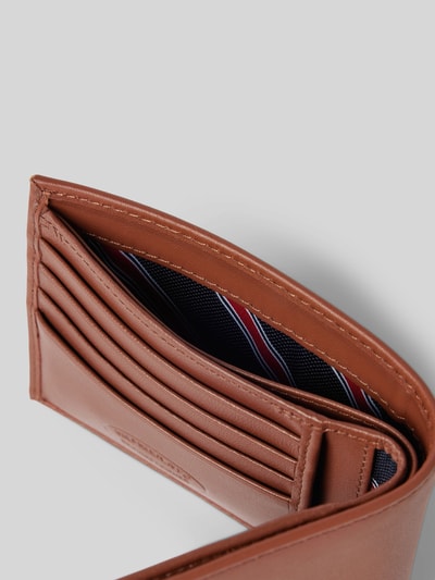 Peek & Cloppenburg Tommy HilfigerLederportemonnaie Mit Schlüsselring In Cognac