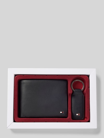 Peek & Cloppenburg Tommy HilfigerLederportemonnaie mit Schlüsselring in black