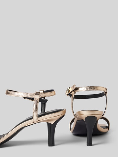 Peek & Cloppenburg Tommy HilfigerLedersandalette In Metallic In Gold