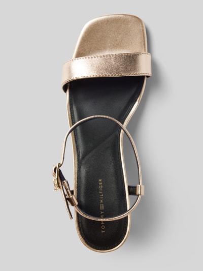 Peek & Cloppenburg Tommy HilfigerLedersandalette In Metallic In Gold