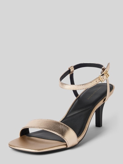 Peek & Cloppenburg Tommy HilfigerLedersandalette in metallic in gold
