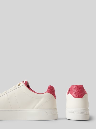 Peek & Cloppenburg Tommy HilfigerLedersneaker Mit Label-Applikation Modell 'ELEVATED ESSENT' In Beige
