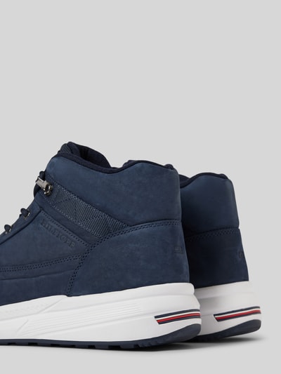 Peek & Cloppenburg Tommy HilfigerLedersneaker Mit Label-Patch Modell 'WARM NUBUCK' In Marine