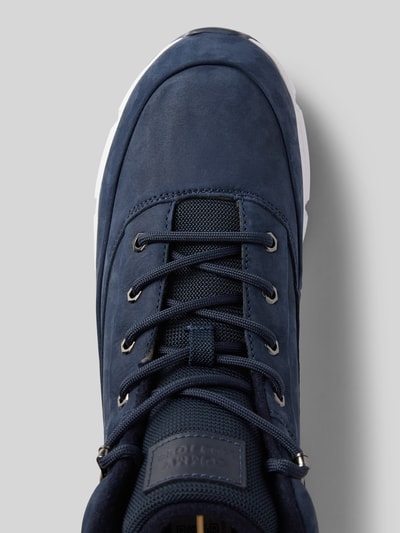 Peek & Cloppenburg Tommy HilfigerLedersneaker Mit Label-Patch Modell 'WARM NUBUCK' In Marine