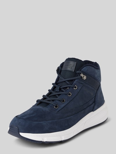 Peek & Cloppenburg Tommy HilfigerLedersneaker mit Label-Patch Modell 'WARM NUBUCK' in marine