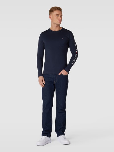 Peek & Cloppenburg Tommy HilfigerLongsleeve mit Label-Stitching in marine