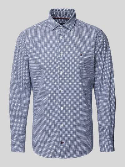 Peek & Cloppenburg Tommy HilfigerRegular Fit Business-Hemd Mit Knopfleiste Modell 'John' In Marine