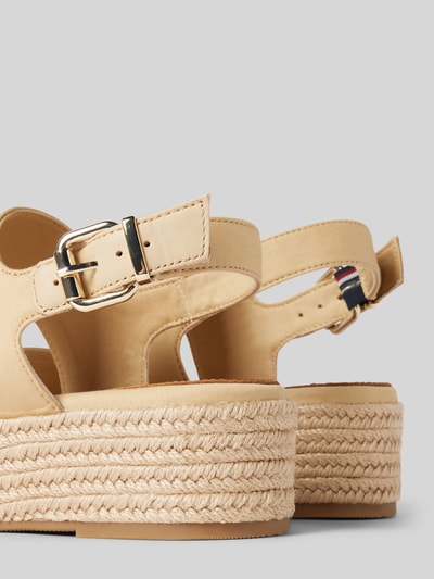 Peek & Cloppenburg Tommy HilfigerSandalette Mit Label-Print In Beige