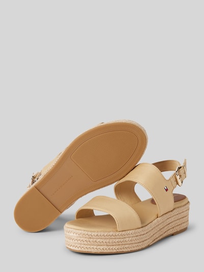 Peek & Cloppenburg Tommy HilfigerSandalette Mit Label-Print In Beige