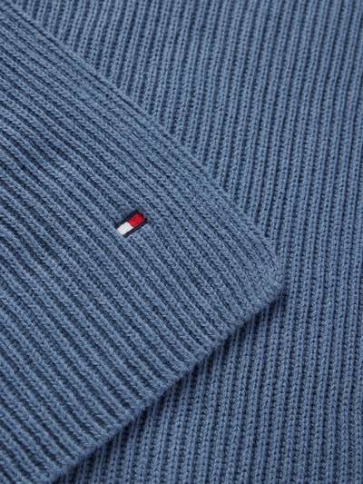 Peek & Cloppenburg Tommy HilfigerSchal Mit Label-Stitching In Bleu