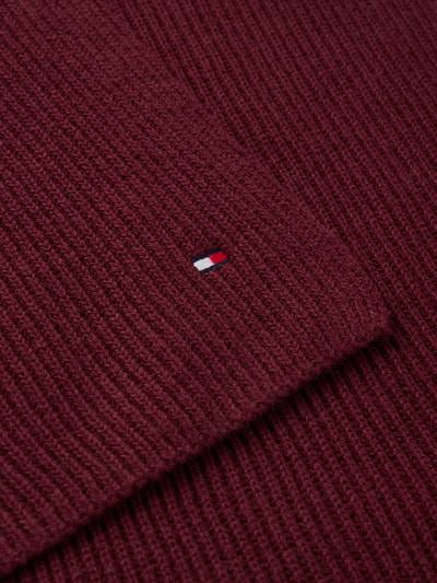 Peek & Cloppenburg Tommy HilfigerSchal Mit Label-Stitching In Bordeaux