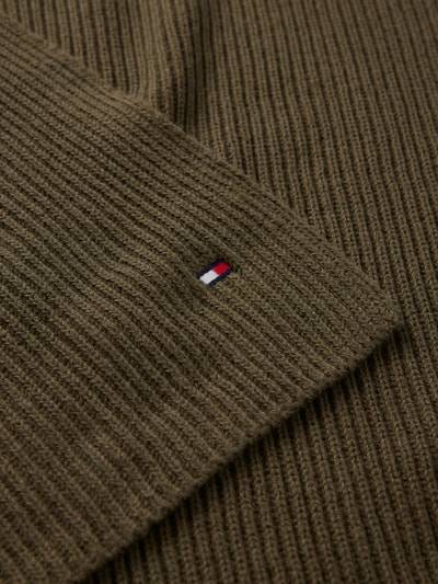 Peek & Cloppenburg Tommy HilfigerSchal Mit Label-Stitching In Oliv