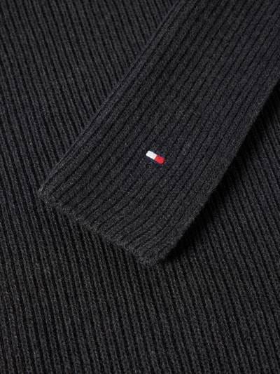 Peek & Cloppenburg Tommy HilfigerSchal Mit Strukturmuster In Anthrazit