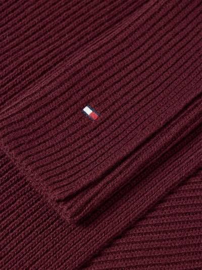 Peek & Cloppenburg Tommy HilfigerSchal Mit Strukturmuster In Bordeaux