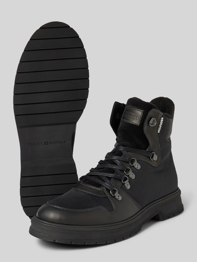 Peek & Cloppenburg Tommy HilfigerSchnürboots Aus Leder Mit Label-Patch In Black