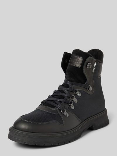 Peek & Cloppenburg Tommy HilfigerSchnürboots Aus Leder Mit Label-Patch In Black