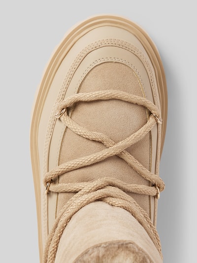 Peek & Cloppenburg Tommy HilfigerSchnürstiefel Mit Label-Detail In Beige