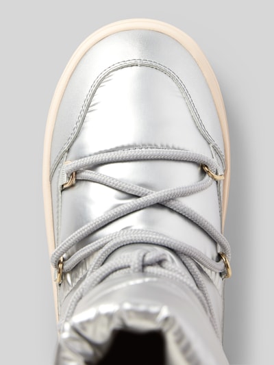 Peek & Cloppenburg Tommy HilfigerSchnürstiefel Mit Label-Detail In Silber