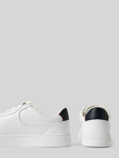 Peek & Cloppenburg Tommy HilfigerSneaker Aus Echtem Leder In Weiss