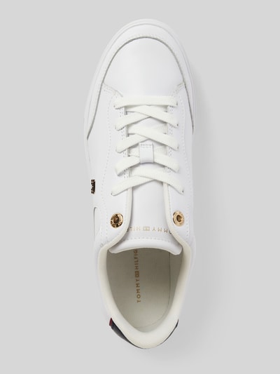 Peek & Cloppenburg Tommy HilfigerSneaker Aus Echtem Leder In Weiss