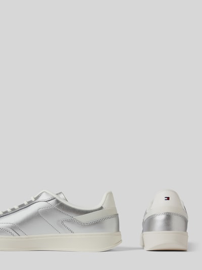 Peek & Cloppenburg Tommy HilfigerSneaker Aus Echtem Leder Modell 'HERITAGE' In Silber