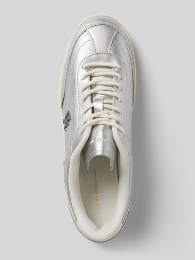 Peek & Cloppenburg Tommy HilfigerSneaker Aus Echtem Leder Modell 'HERITAGE' In Silber