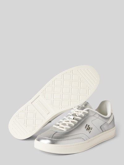 Peek & Cloppenburg Tommy HilfigerSneaker Aus Echtem Leder Modell 'HERITAGE' In Silber