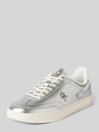 Peek & Cloppenburg Tommy HilfigerSneaker aus echtem Leder Modell 'HERITAGE' in silber