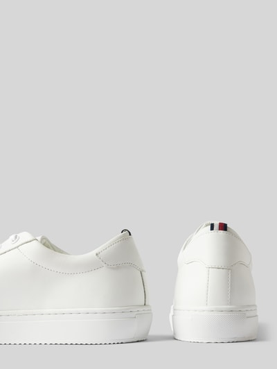 Peek & Cloppenburg Tommy HilfigerSneaker Aus Leder Mit Label-Detail In Weiss