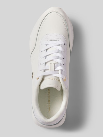 Peek & Cloppenburg Tommy HilfigerSneaker Aus Leder Mit Label-Detail In Weiss