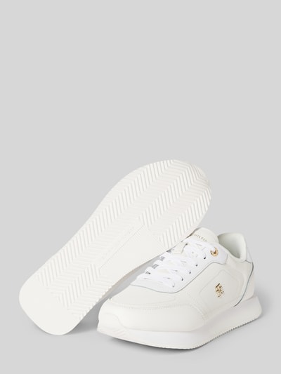 Peek & Cloppenburg Tommy HilfigerSneaker Aus Leder Mit Label-Detail In Weiss