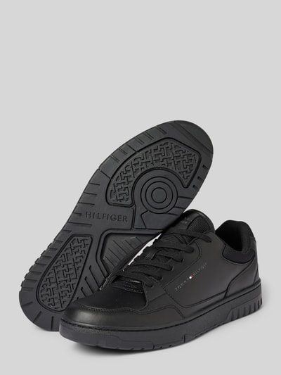 Peek & Cloppenburg Tommy HilfigerSneaker Aus Leder Mit Label-Detail In Black