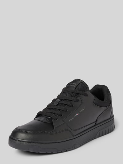 Peek & Cloppenburg Tommy HilfigerSneaker aus Leder mit Label-Detail in black