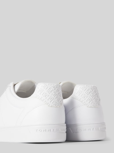 Peek & Cloppenburg Tommy HilfigerSneaker Aus Leder Mit Label-Detail Modell 'ELEVATED' In Weiss