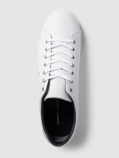 Peek & Cloppenburg Tommy HilfigerSneaker Aus Leder Mit Label-Detail Modell 'ESSENTIAL' In Weiss