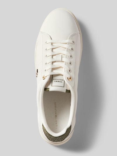 Peek & Cloppenburg Tommy HilfigerSneaker Aus Leder Mit Label-Detail Modell 'ELEVATED' In Weiss