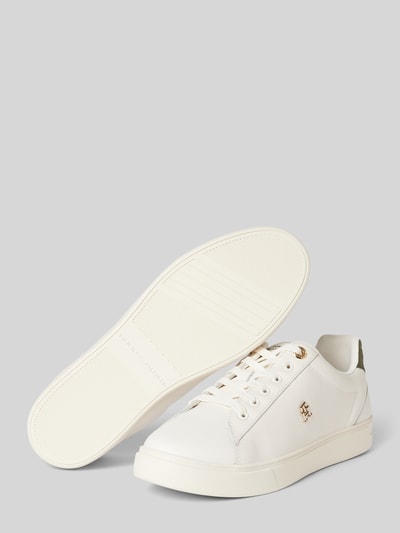 Peek & Cloppenburg Tommy HilfigerSneaker Aus Leder Mit Label-Detail Modell 'ELEVATED' In Weiss