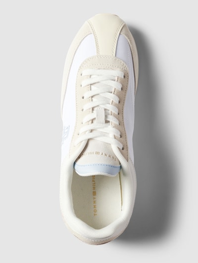 Peek & Cloppenburg Tommy HilfigerSneaker Aus Leder Mit Label-Stitching In Weiss