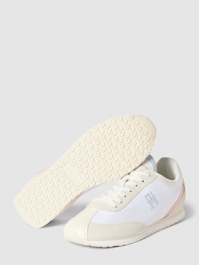 Peek & Cloppenburg Tommy HilfigerSneaker Aus Leder Mit Label-Stitching In Weiss