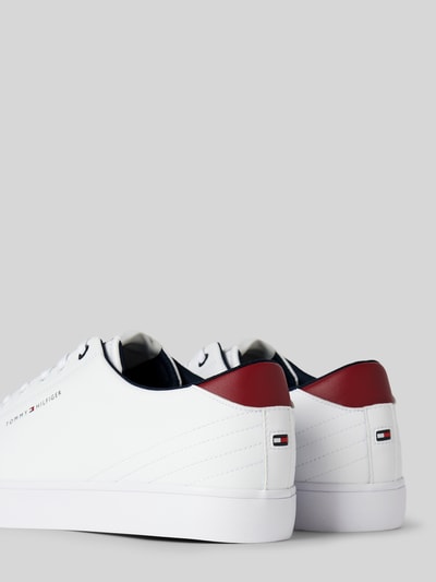 Peek & Cloppenburg Tommy HilfigerSneaker Aus Leder Mit Schnürung In Weiss